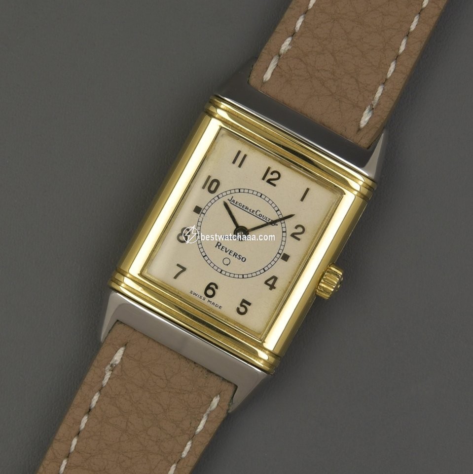 IMG_9086 Jaeger-LeCoultre Reverso Womens watch Quartz Gold Steel 140.025.5 3