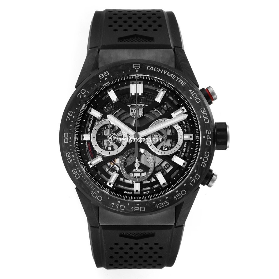 IMG_9086 TAG Heuer Carrera Heuer-02T Mens watch Unisex Automatic Carbon CBG2A91.FT6173 3