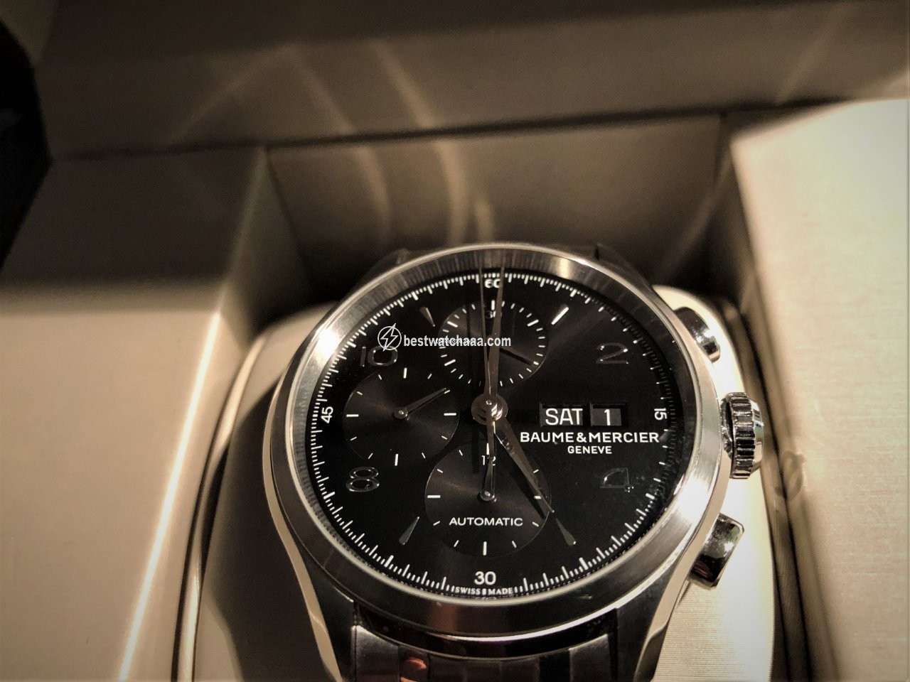 IMG_9086 Baume & Mercier Clifton Mens watch Unisex Automatic Steel MOA10212 3