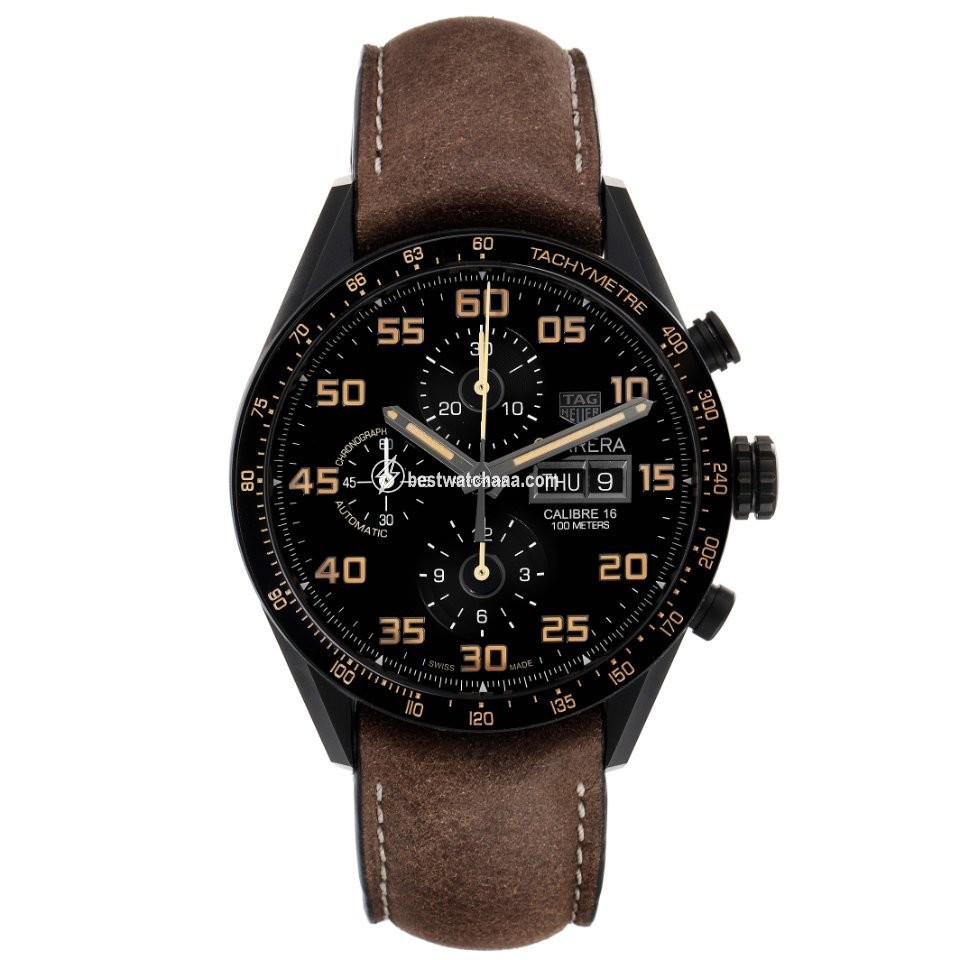 IMG_9086 TAG Heuer Carrera Calibre 16 Mens watch Unisex Automatic Titanium CV2A84.FC6394 3