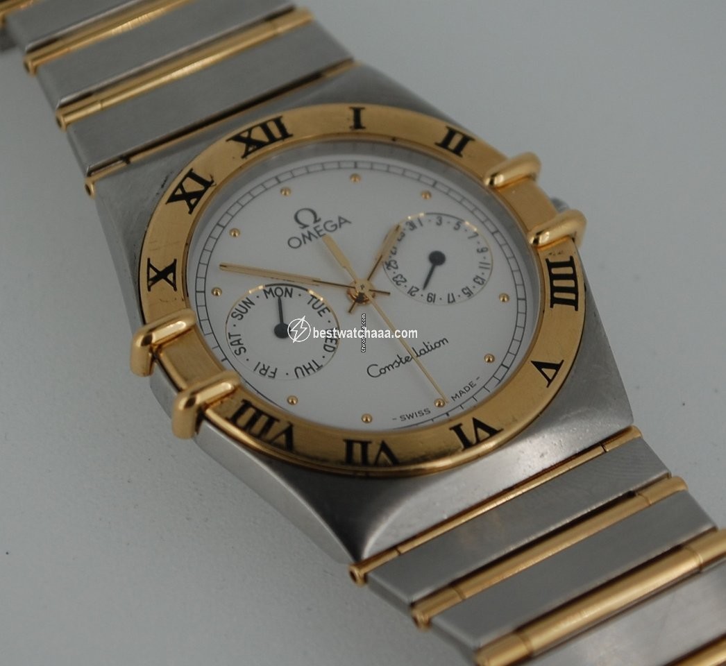 IMG_9086 Omega Constellation Day-Date Mens watch Unisex Quartz Gold Steel 396.1069 3