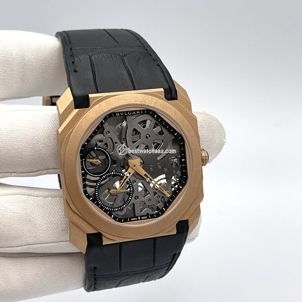 IMG_9086 Bulgari Octo Mens watch Unisex Manual winding Rose gold 102946 3