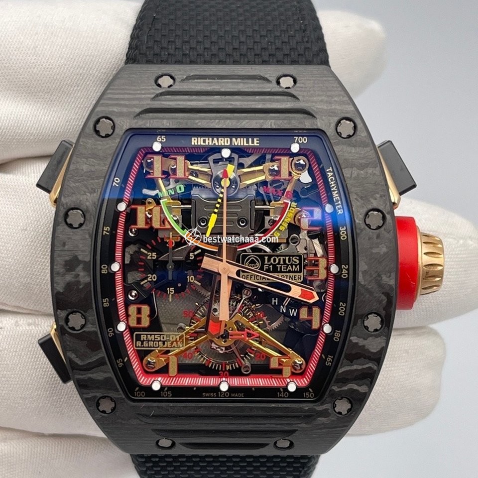 IMG_9086 Richard Mille Mens watch Unisex Automatic Carbon RM 50-01 3