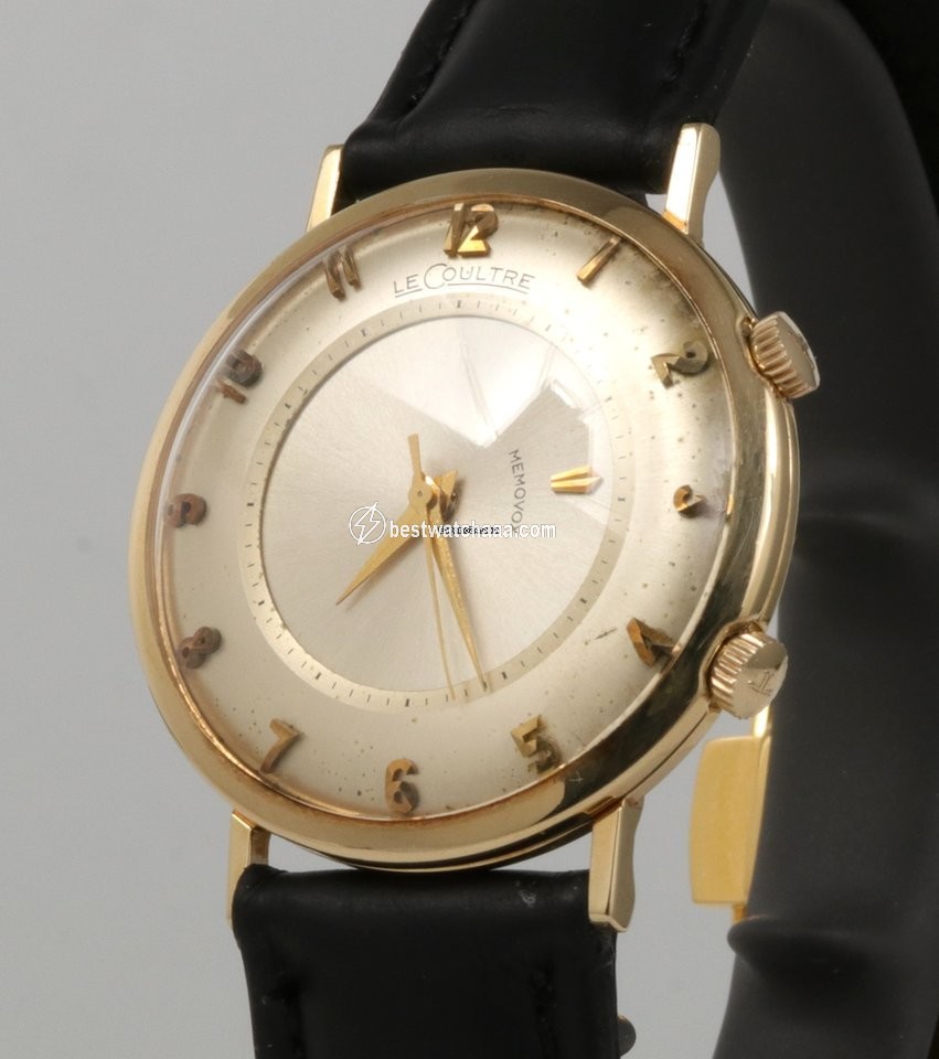 IMG_9086 Jaeger-LeCoultre Mens watch Unisex Automatic Yellow gold Jaeger Le Coultre Vintage Memovox Alarm 14k Yellow Gold 3
