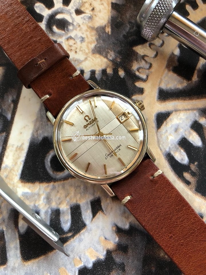 IMG_9086 Omega Seamaster DeVille Mens watch Unisex Automatic Gold Steel 14910 3