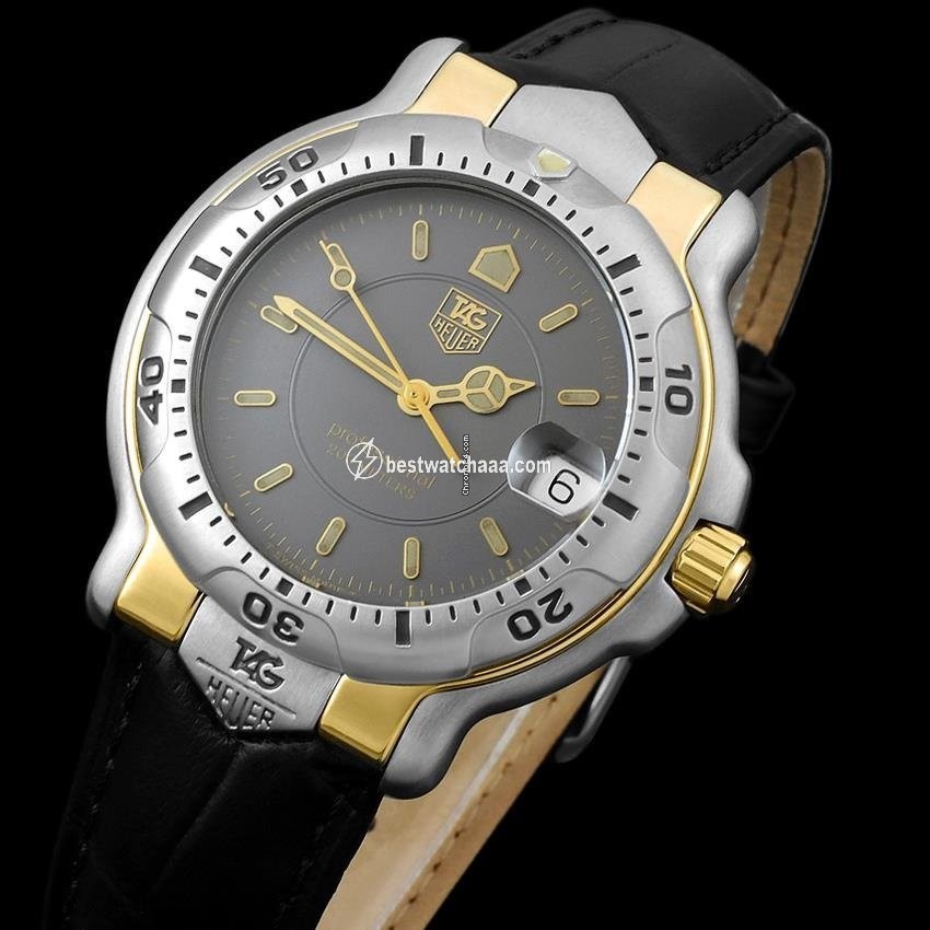 IMG_9086 TAG Heuer 6000 Mens watch Unisex Quartz Gold Steel 8424 3