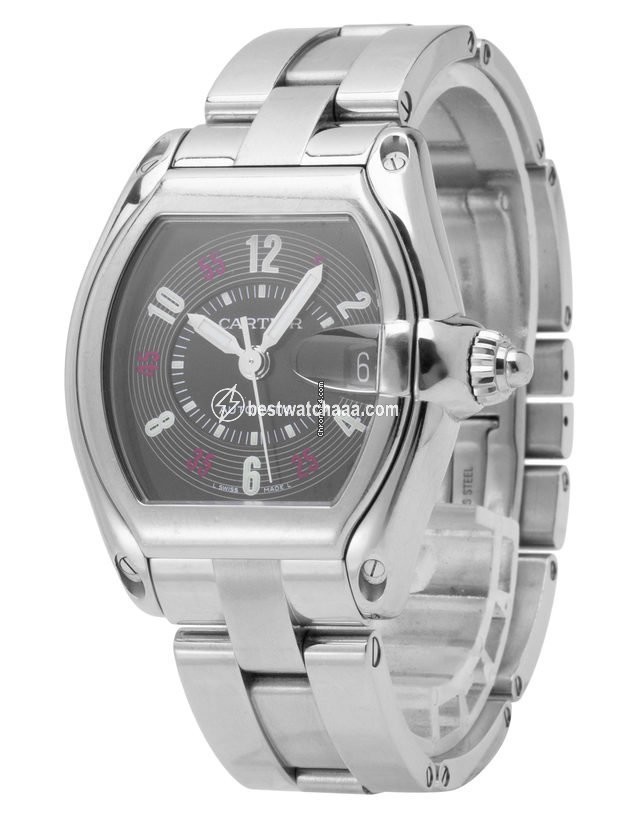IMG_9086 Cartier Roadster Mens watch Unisex Automatic Steel W62002V3 2510 3
