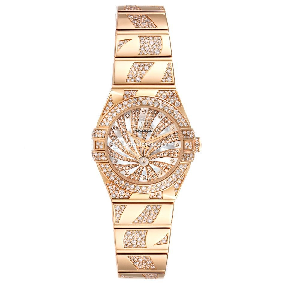 IMG_9086 Omega Constellation Quartz Womens watch Quartz Rose gold 123.55.24.60.55.011 3