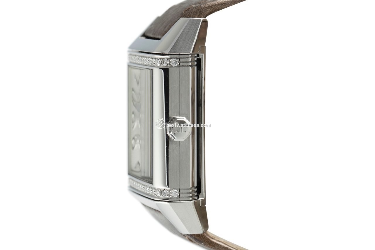IMG_9086 Jaeger-LeCoultre Reverso Squadra Lady Duetto Womens watch Automatic Steel 235.8.76 3