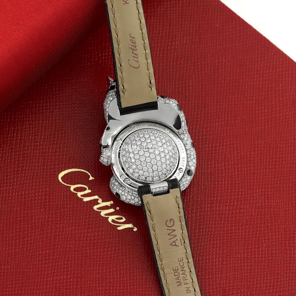 IMG_9086 Cartier Panthere Womens watch Quartz White gold hpi00773 3