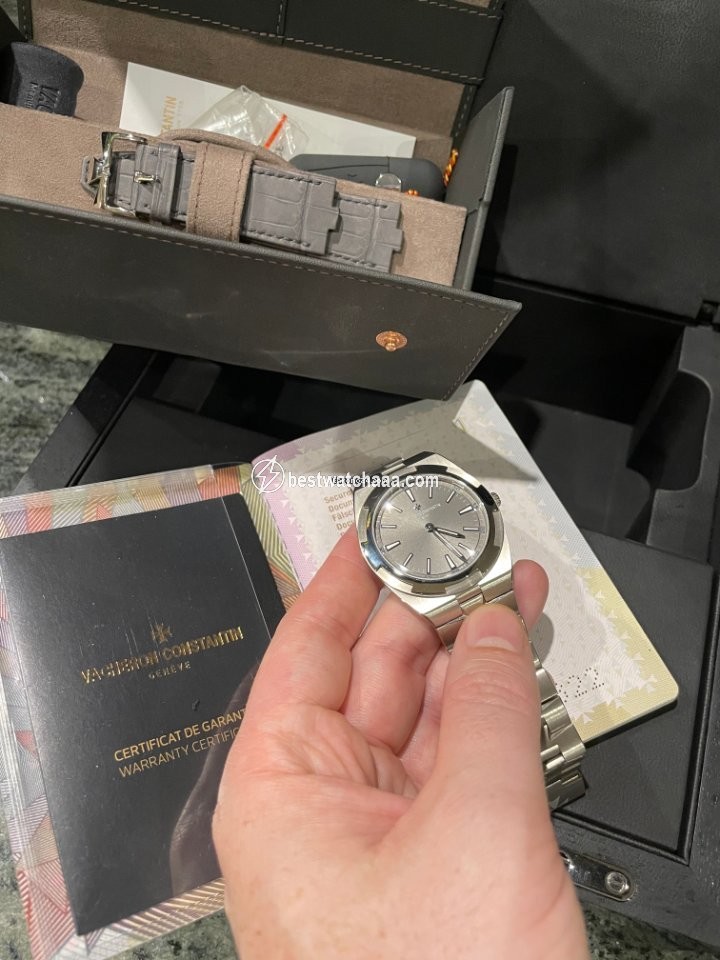 IMG_9086 Vacheron Constantin Overseas Mens watch Unisex Automatic White gold 2000V 120G-B122 3