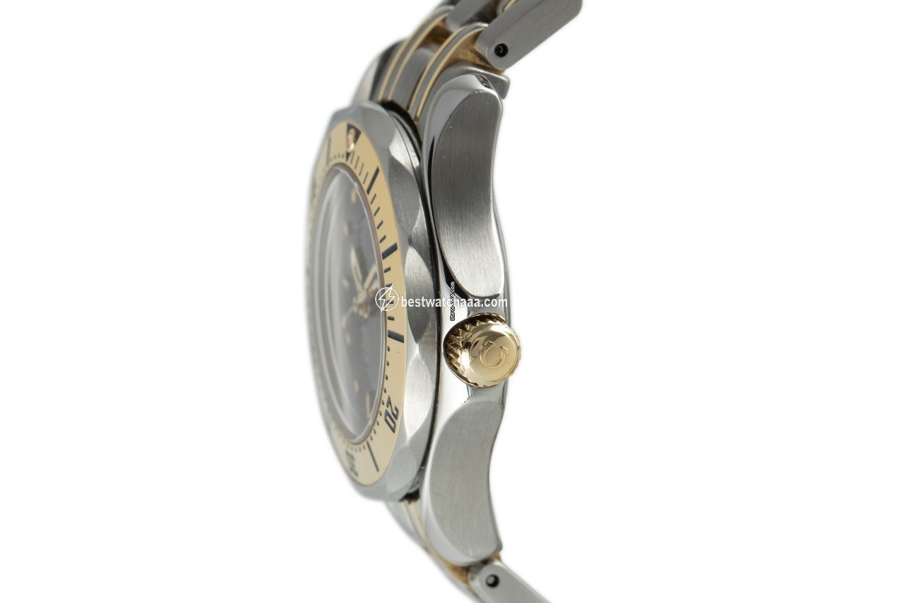 IMG_9086 Omega Seamaster Womens watch Quartz Gold Steel 596.1503 3