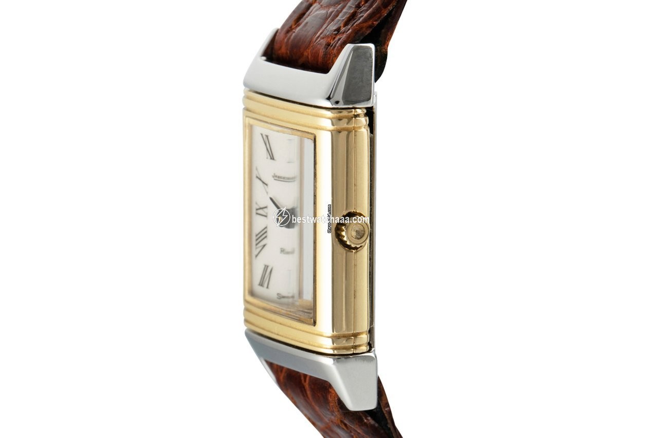 IMG_9086 Jaeger-LeCoultre Reverso Lady Womens watch Quartz Gold Steel 140.106.5 3