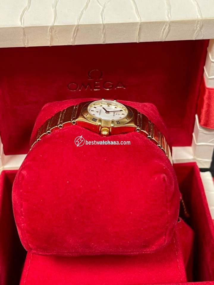 IMG_9086 Omega Constellation Womens watch Automatic Yellow gold 6563 375 3