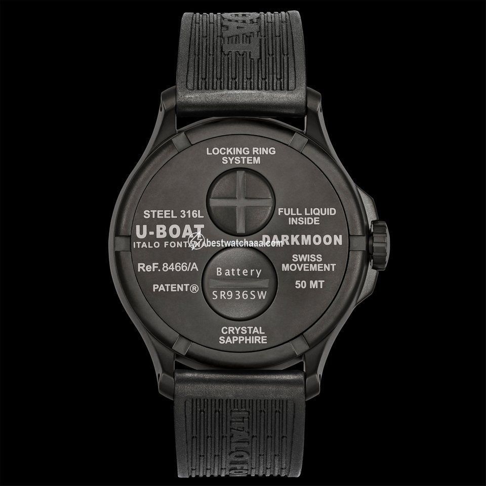 IMG_9086 U-Boat Mens watch Unisex Quartz Steel 8466 B 3