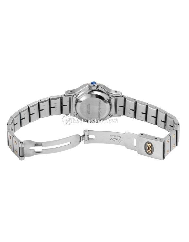 IMG_9086 Cartier Santos Mens watch Unisex Automatic Gold Steel 0907 3