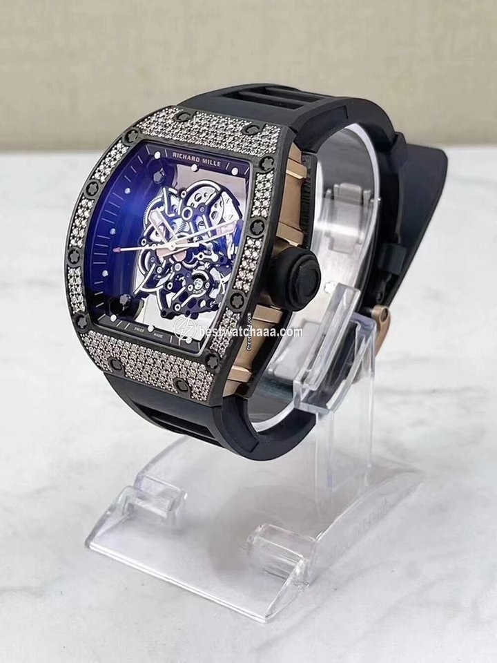 IMG_9086 Richard Mille RM 055 Mens watch Unisex Automatic Carbon RM 055 Bubba Watson Ntpt Dark Legend 3