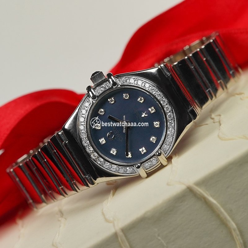 IMG_9086 Omega Constellation Ladies Womens watch White gold 1165.77.00 3