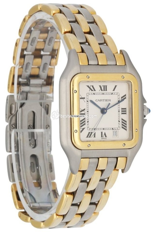 IMG_9086 Cartier Panthere Mens watch Unisex Quartz Steel 83949 3