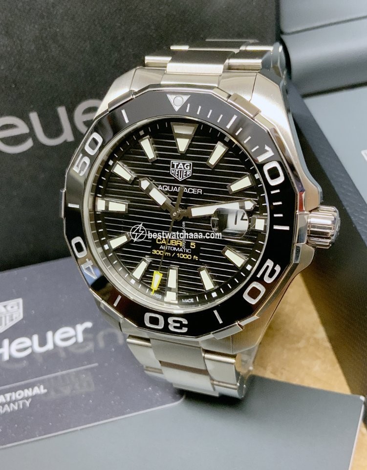 IMG_9086 TAG Heuer Aquaracer 300M Mens watch Unisex Automatic Steel WAY201A.BA0927 3