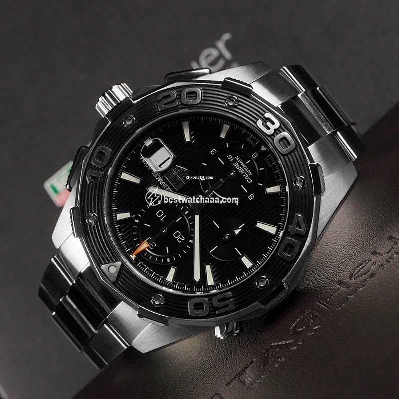 IMG_9086 TAG Heuer Aquaracer 500M Mens watch Unisex Steel CAJ2110.BA0872 3