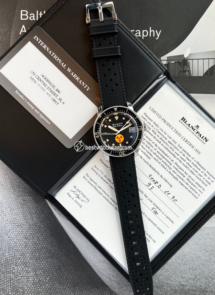 IMG_9086 Blancpain Fifty Fathoms Mens watch Unisex Automatic Steel 5008D-1130-B64A 3