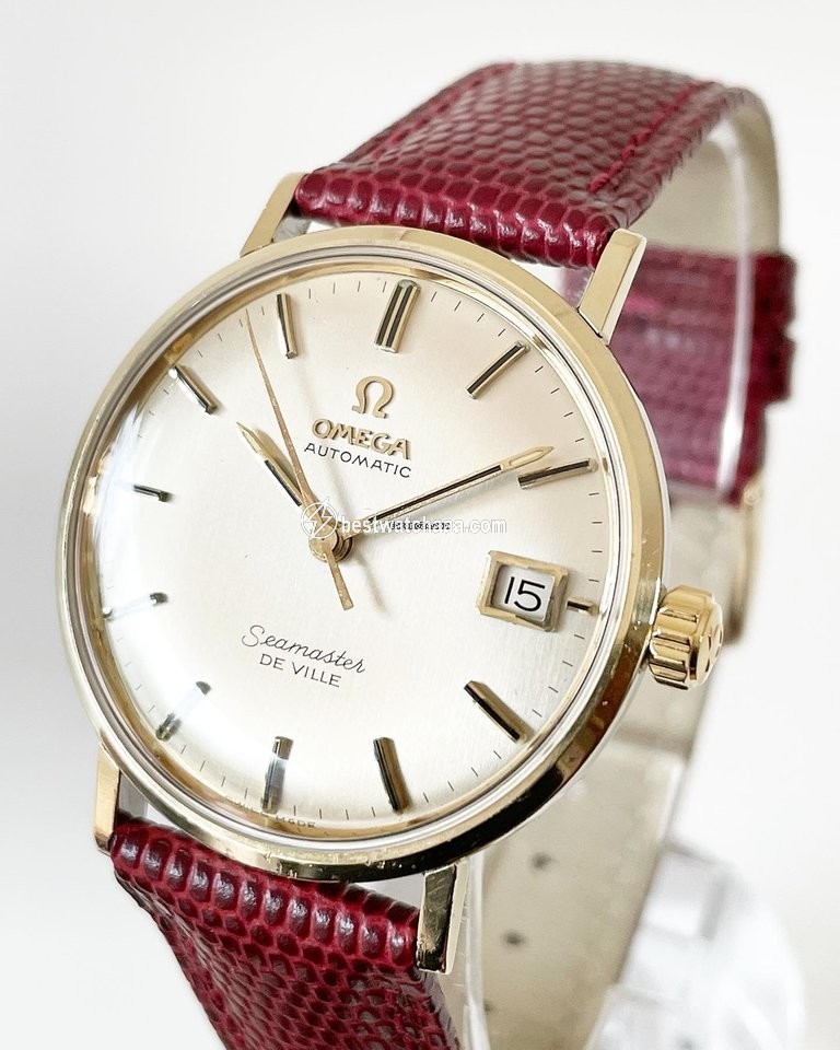 IMG_9086 Omega Seamaster DeVille Mens watch Unisex Automatic Gold Steel 14770 62 SC 3