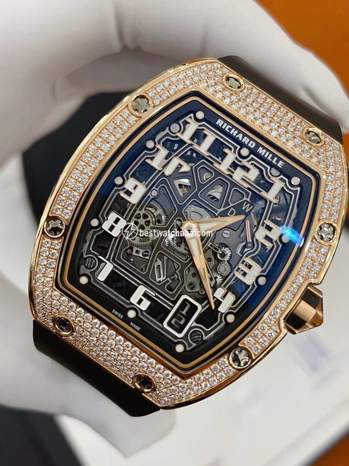 IMG_9086 Richard Mille RM 67 Mens watch Unisex Automatic Rose gold Richard Mille Extra Flat RM67-01 RG 3