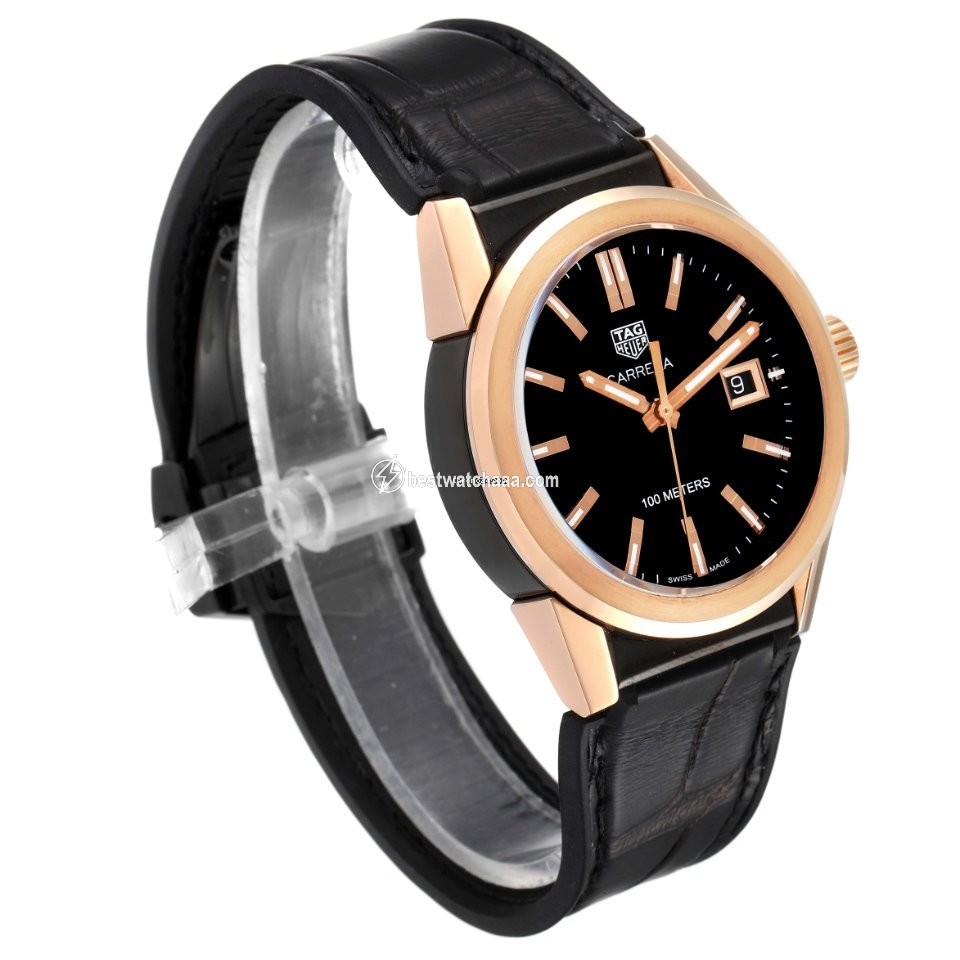 IMG_9086 TAG Heuer Carrera Lady Womens watch Quartz Gold Steel WBG1351.FC6418 3