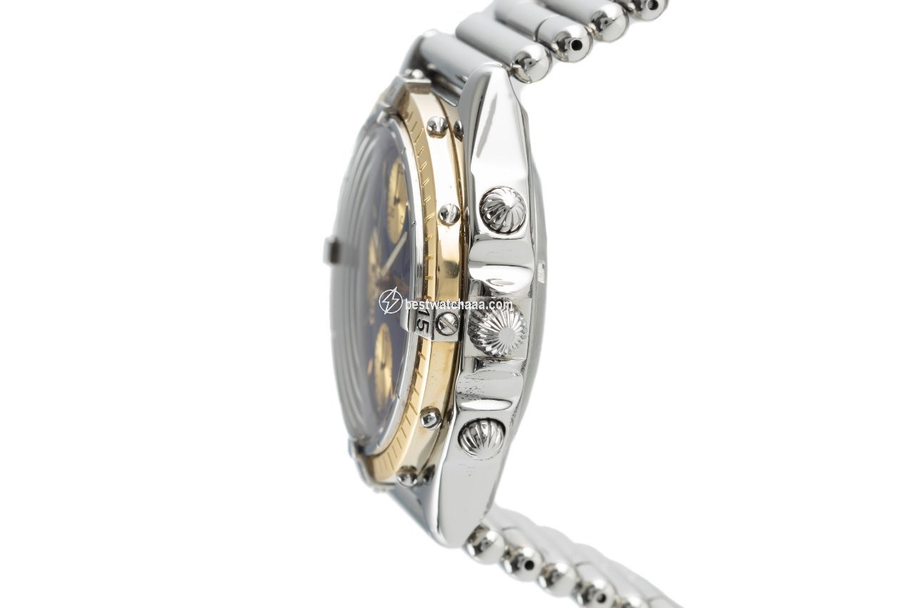 IMG_9086 Breitling Chronomat Mens watch Unisex Automatic Gold Steel D13047 3