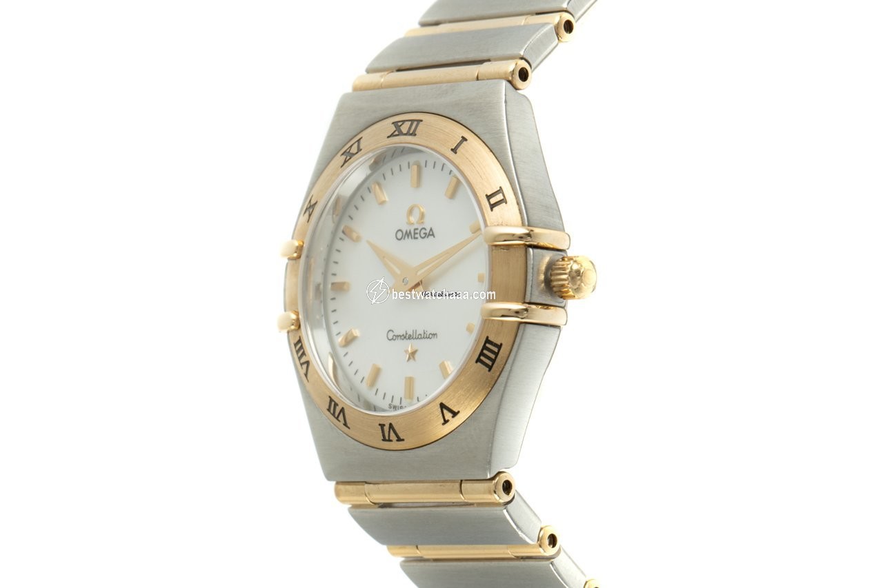 IMG_9086 Omega Constellation Quartz Womens watch Quartz Gold Steel 1272.30.00 3