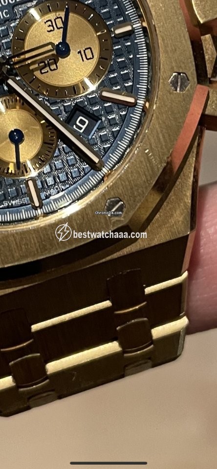 IMG_9086 Audemars Piguet Royal Oak Chronograph Mens watch Unisex Automatic Yellow gold 26331BA.OO.1220BA01 3