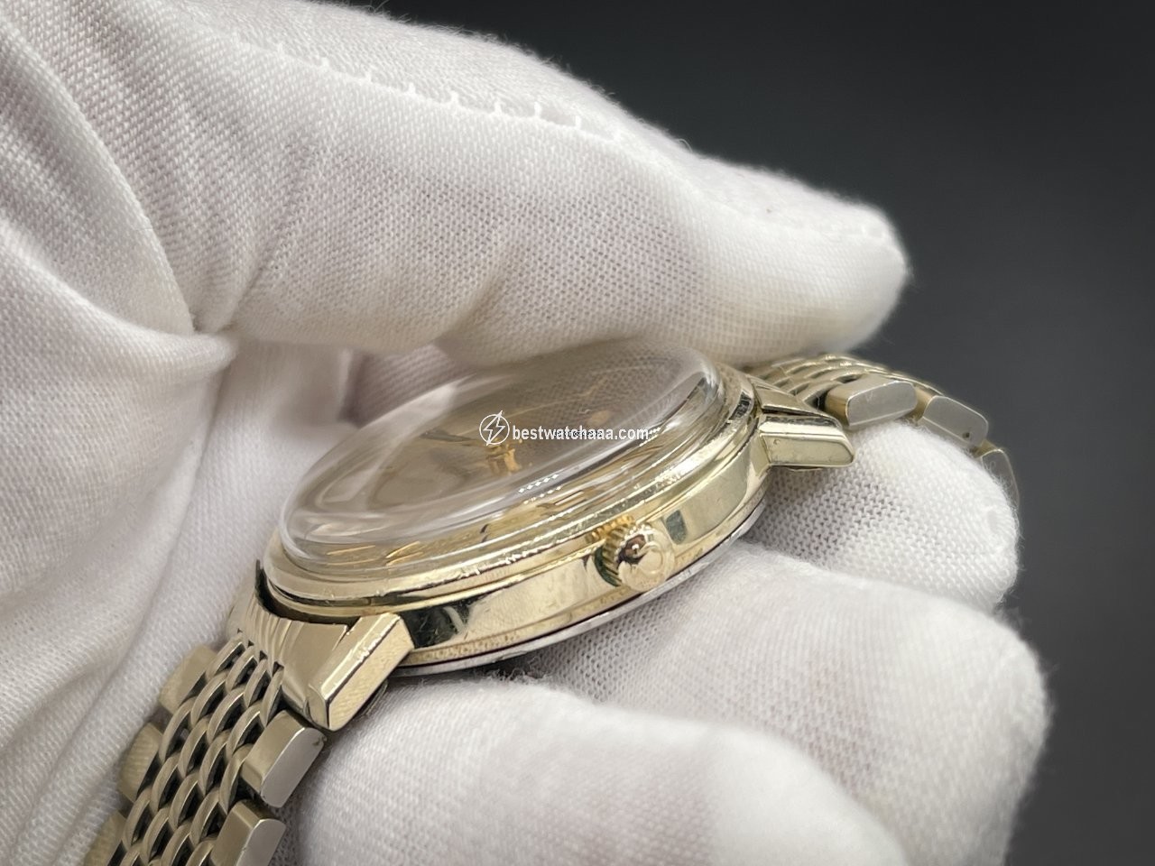 IMG_9086 Omega De Ville Mens watch Unisex Quartz Yellow gold 198.0032 3