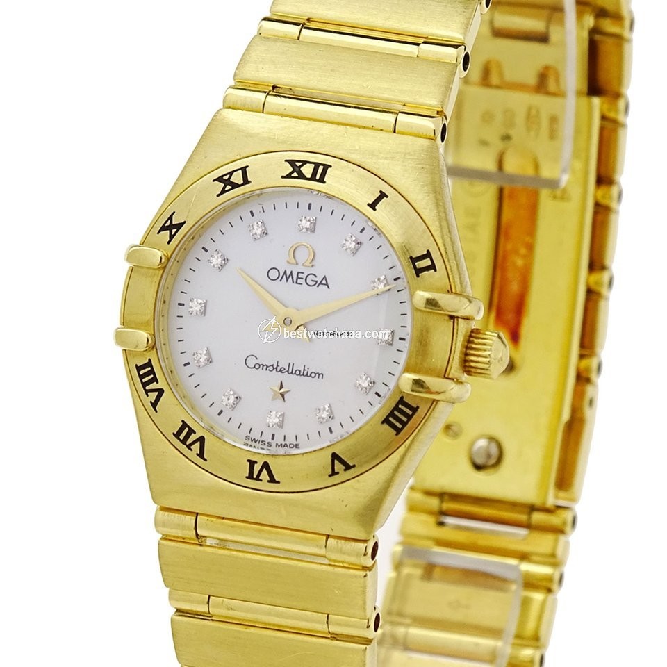 IMG_9086 Omega Constellation Womens watch Quartz Yellow gold 1162.75.00 3