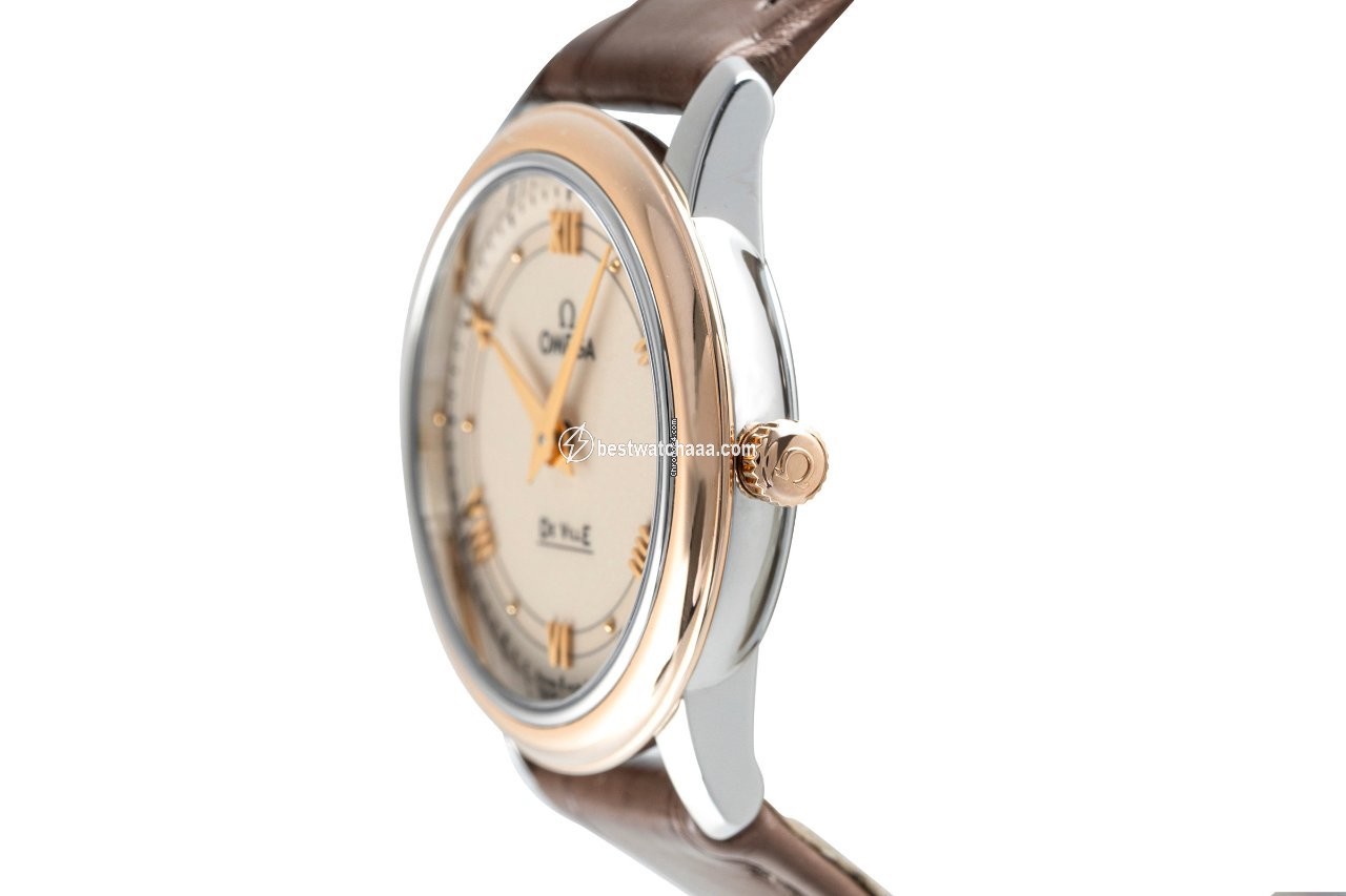 IMG_9086 Omega De Ville Prestige Womens watch Quartz Gold Steel 424.23.27.60.09.001 3