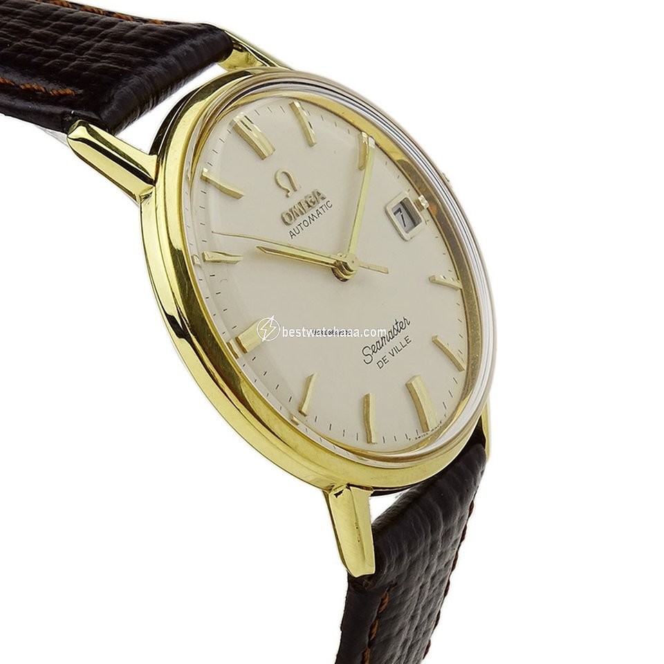 IMG_9086 Omega Seamaster DeVille Mens watch Unisex Automatic Yellow gold 165 6-5020 3