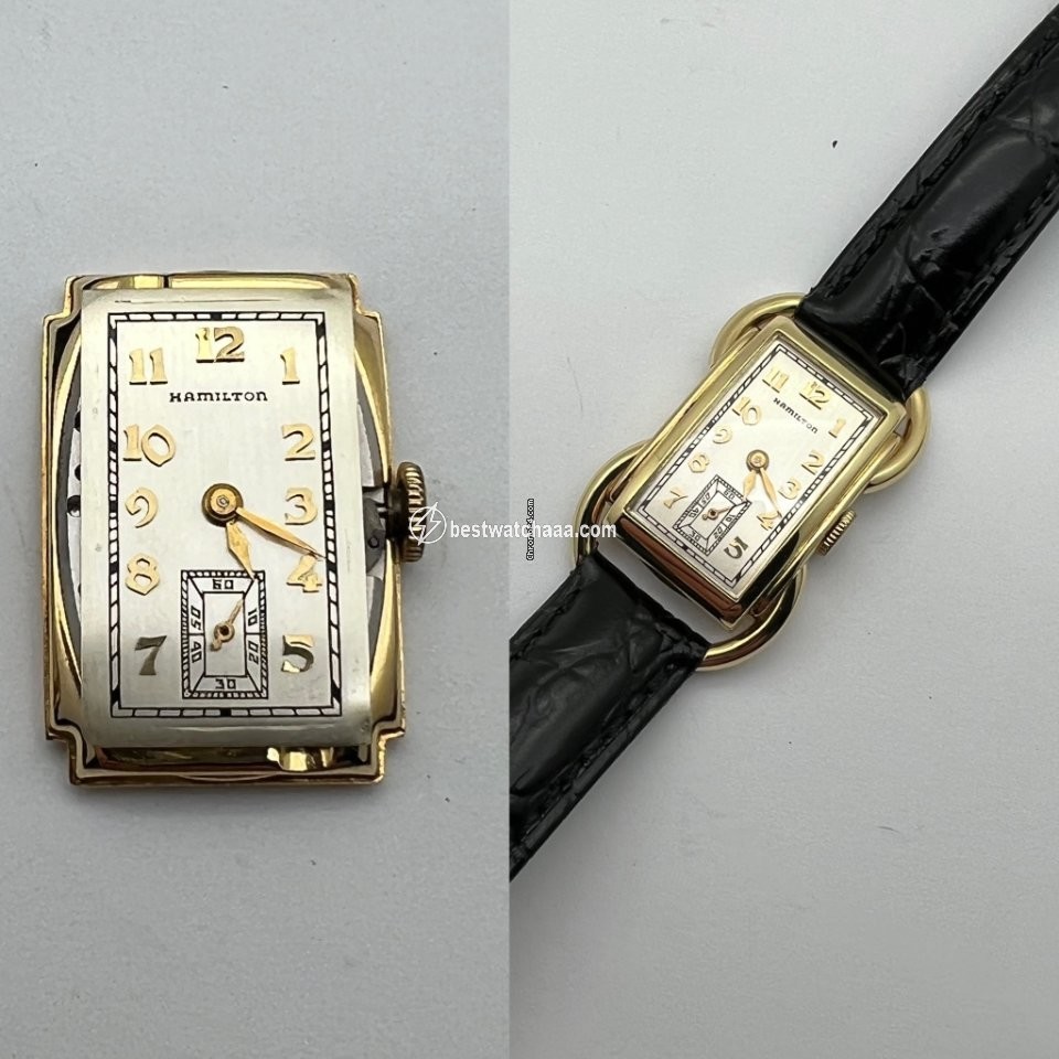 IMG_9086 Hamilton Mens watch Unisex Manual winding Yellow gold Bentley 3