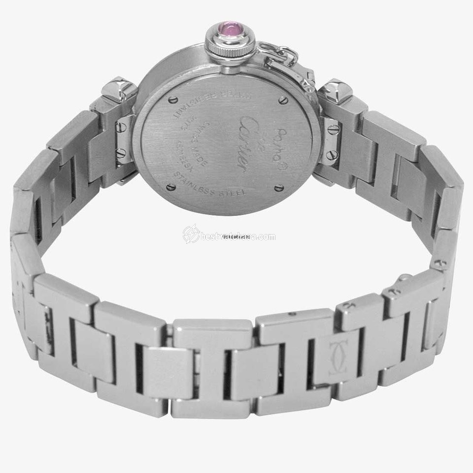 IMG_9086 Cartier Pasha Womens watch Quartz Steel 2973 3