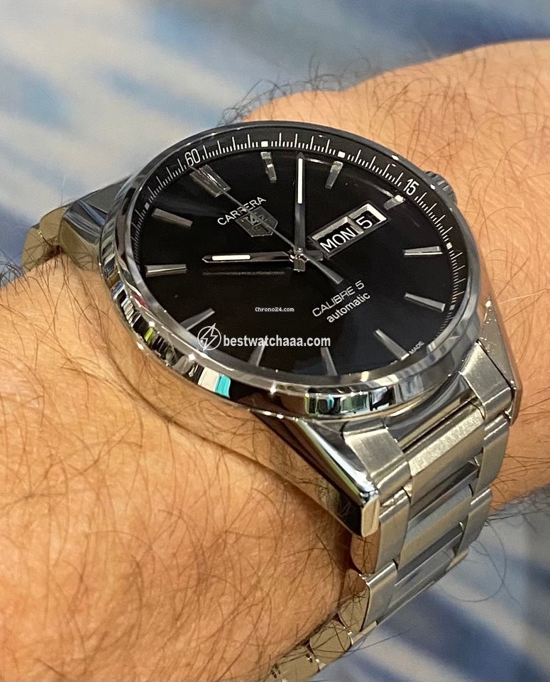IMG_9086 TAG Heuer Carrera Calibre 5 Mens watch Unisex Automatic Steel WAR201A.BA0723 3