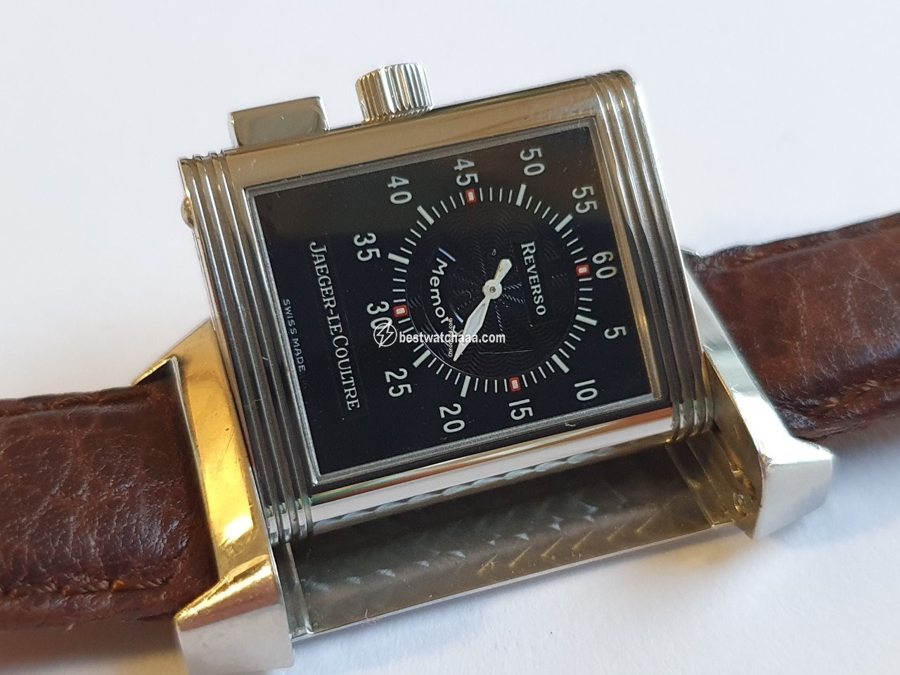 IMG_9086 Jaeger-LeCoultre Reverso Memory Mens watch Unisex Manual winding 255.8.82 3
