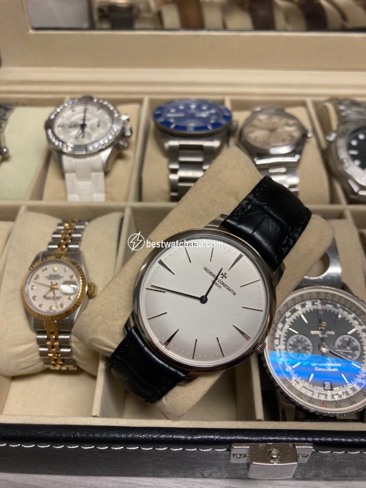 IMG_9086 Vacheron Constantin Patrimony Mens watch Unisex Manual winding White gold 81180 000G-9117 3
