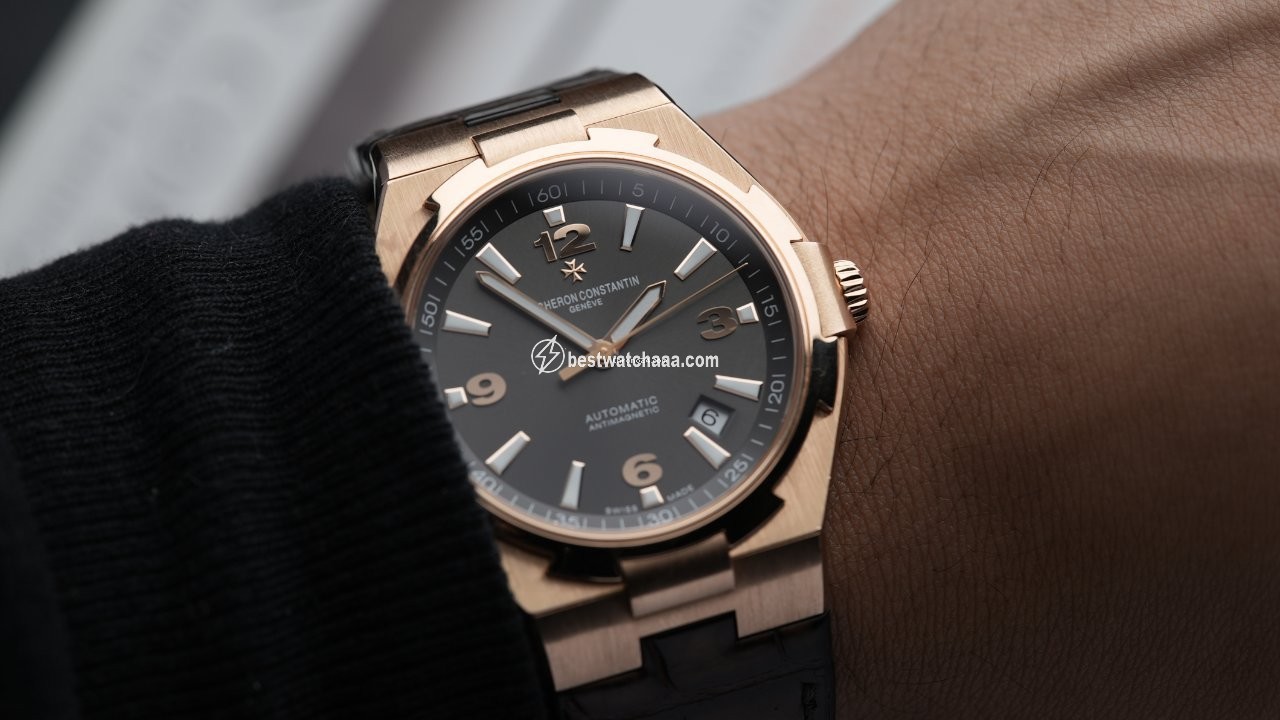 IMG_9086 Vacheron Constantin Overseas Mens watch Unisex Automatic Rose gold 47040 000R-9666 3