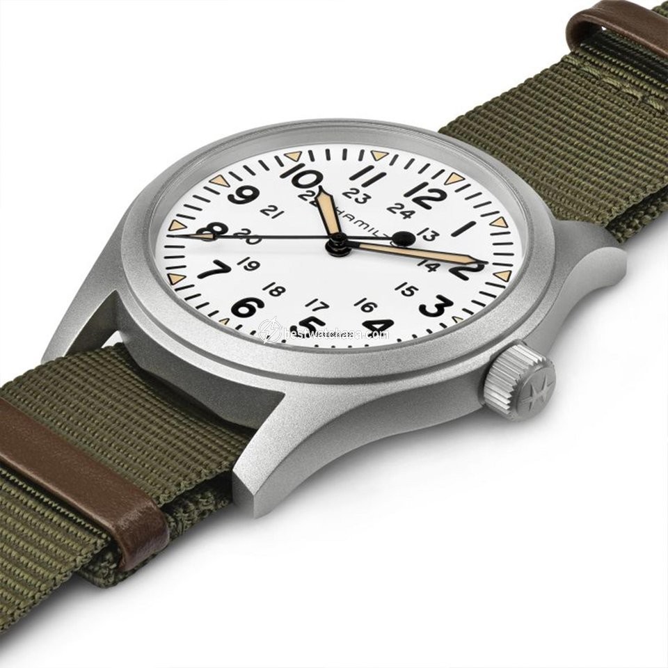 IMG_9086 Hamilton Khaki Field Mens watch Unisex Manual winding Steel H69529913 3