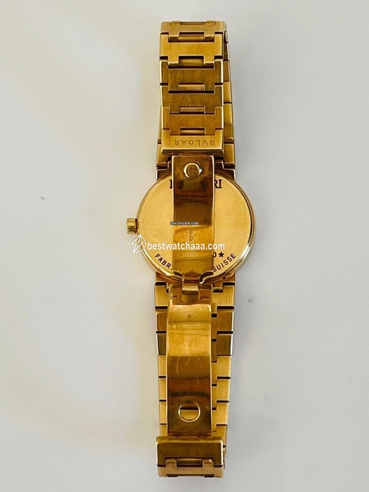 IMG_9086 Bulgari Mens watch Unisex Quartz Yellow gold F 66592 3