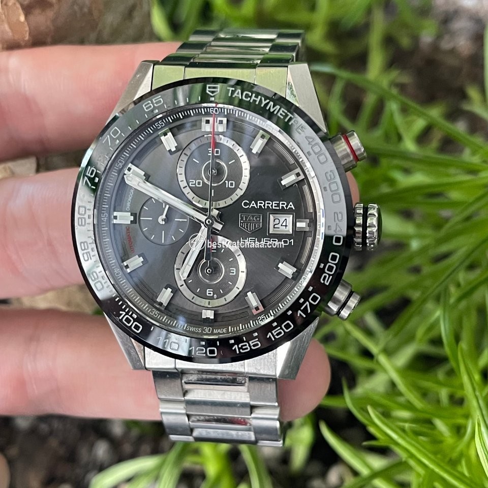 IMG_9086 TAG Heuer Carrera Calibre HEUER 01 Mens watch Unisex Automatic Steel CAR201W.BA0714 3