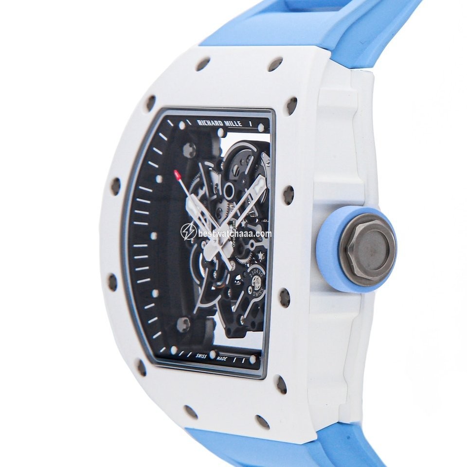 IMG_9086 Richard Mille RM 055 Mens watch Unisex Manual winding Ceramic RM 055 3