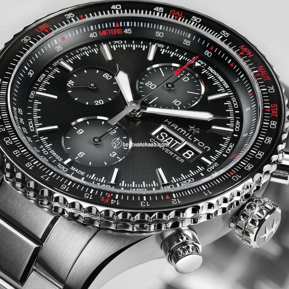 IMG_9086 Hamilton Khaki Aviation Mens watch Unisex Automatic Steel H76726130 3