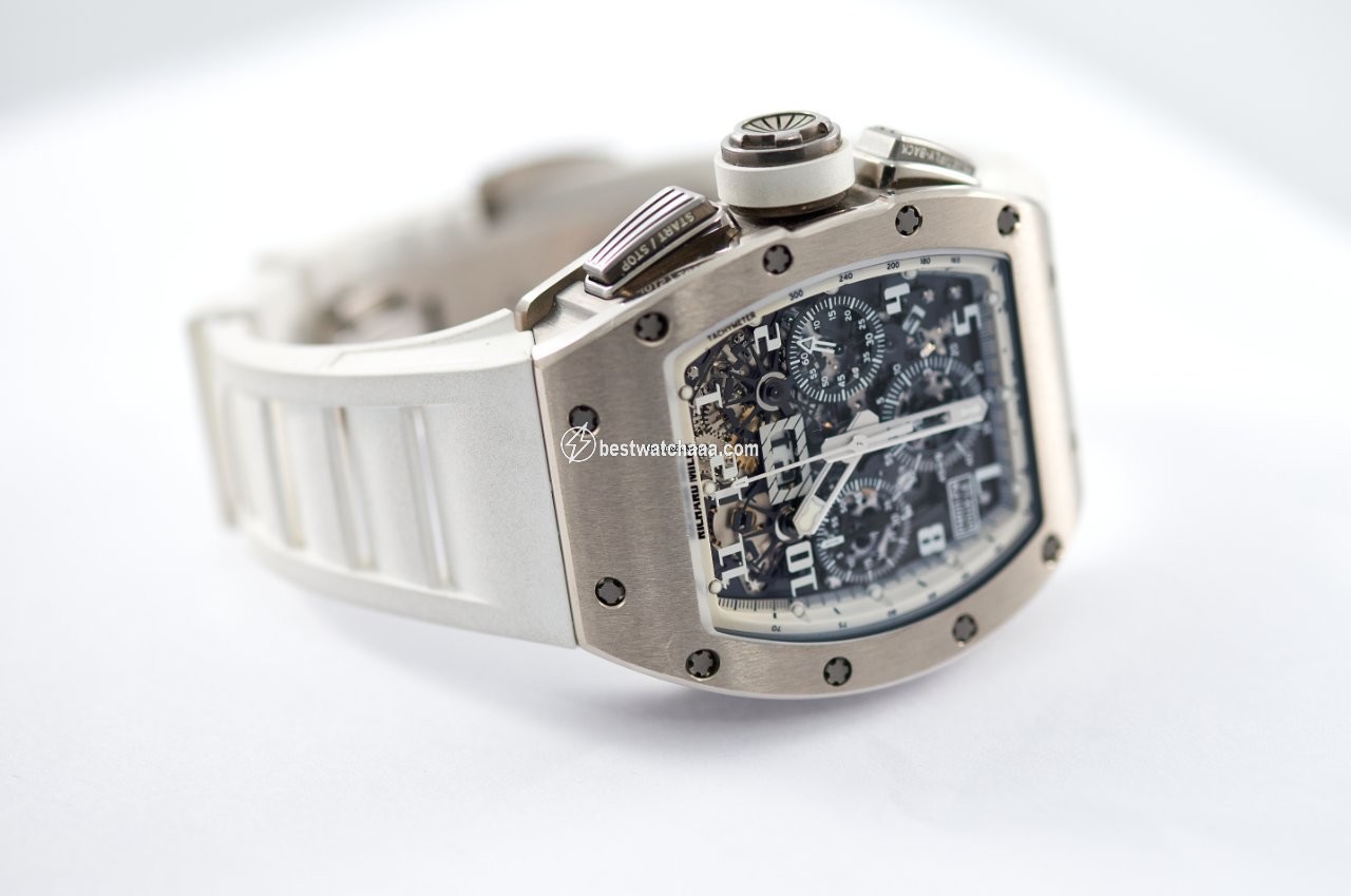 IMG_9086 Richard Mille RM 011 Mens watch Unisex Automatic White gold RM011 3