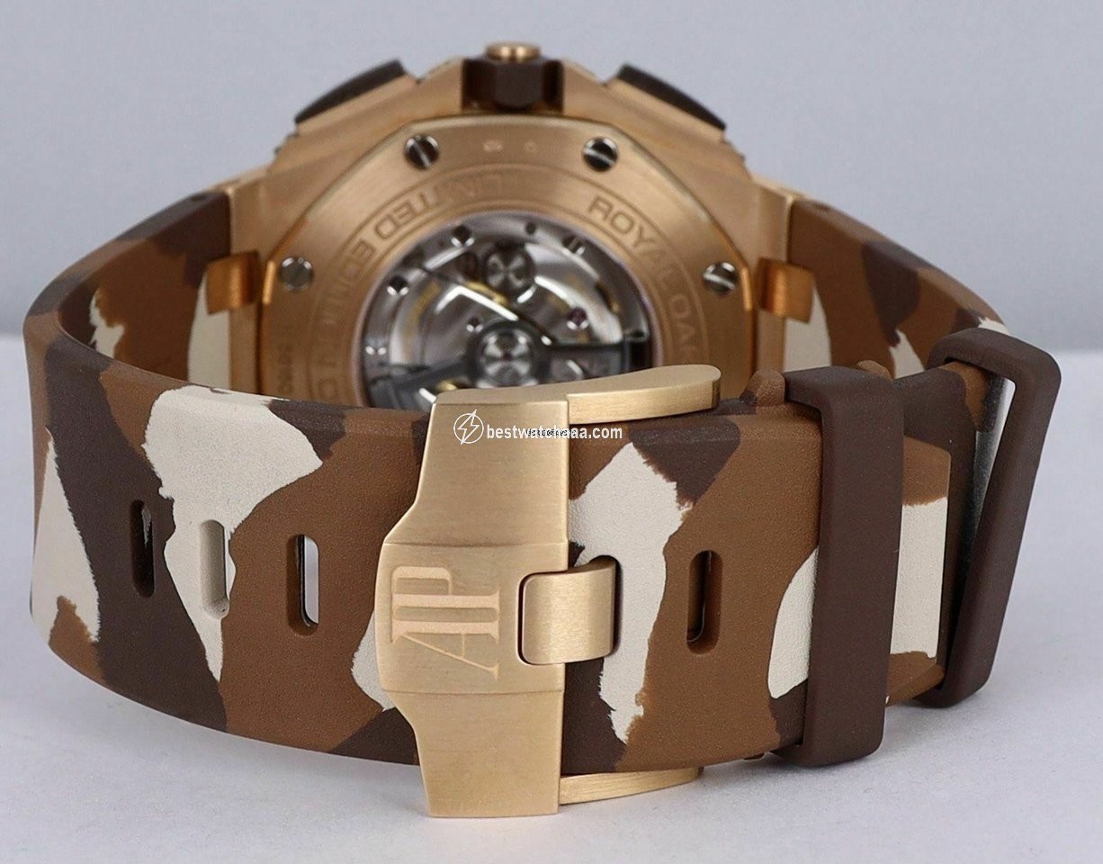 IMG_9086 Audemars Piguet Royal Oak Offshore Chronograph Mens watch Unisex Automatic Rose gold 26401RO.OO.A087CA.01 3