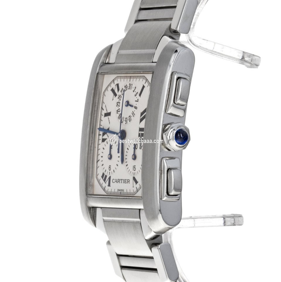 IMG_9086 Cartier Tank Francaise Mens watch Unisex Quartz Steel W51001Q3 2303 3
